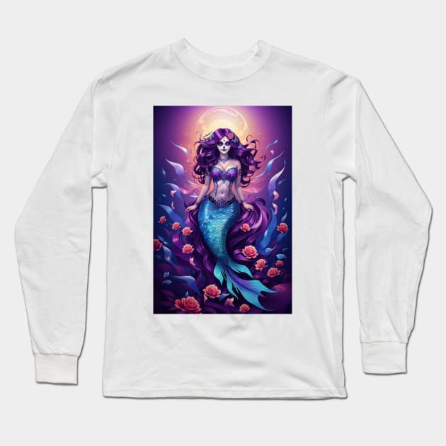 La Muerte Rainbow Long Sleeve T-Shirt by MGRCLimon